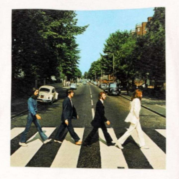 Beatles Abbey Road rock Official cotton T-Shirt M L XL NWT - Picture 2 of 2